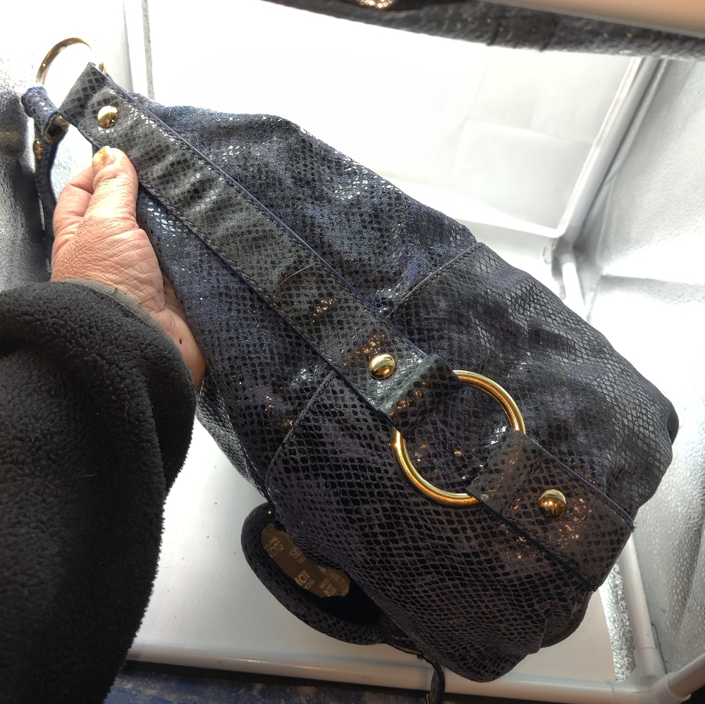 Michael Kors Blue Python leather - Picture 8 of 12